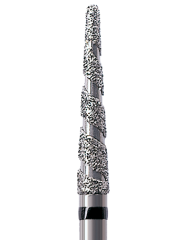 848LT-014TC-FG Freza diamantata turbo cilindro-conica lunga