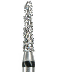 855T-014TSC-FG Freza diamantata turbo cilindro-conica cu varf rotunjit