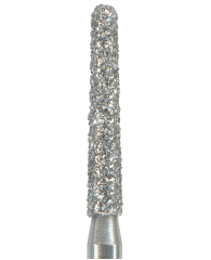 856L-014C-FG Freza diamantata cilindro-conica lunga cu varf rotunjit