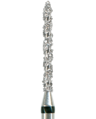 Freza diamantata turbo cilindrica cu varf ascutit