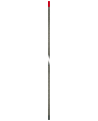 Banda diamantata mica latime 2.5mm pentru finisat interdentar activa pe o parte cu banda centrala neutra pentru introducere .