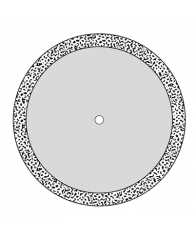 807.104.321.524.400 Disc sinterizat pt. ghips Ø40 mm